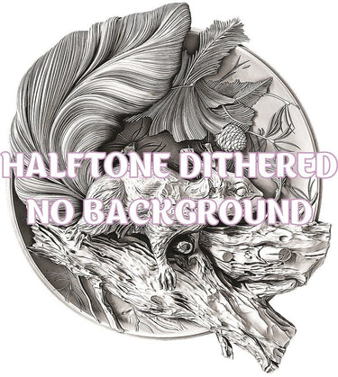 SQUIRREL 3d illusion & laser-ready file 3DWave.us